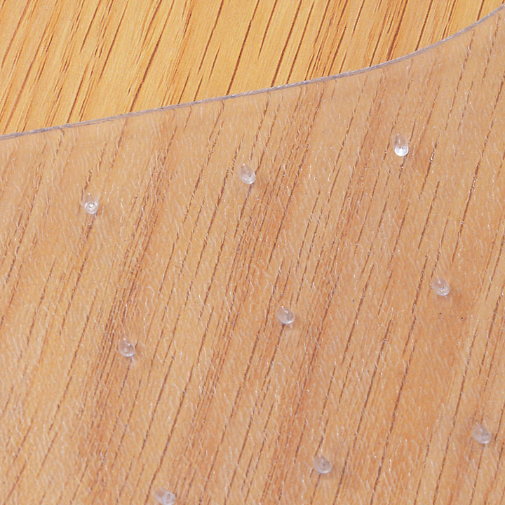 MCL Office Chair Mat for Carpeted and Hard Floor, 90 x 120 cm Clear Computer Desk Chair Mat, BPA and Phthalate Free, Non-Slip Floor Protector for Home Office