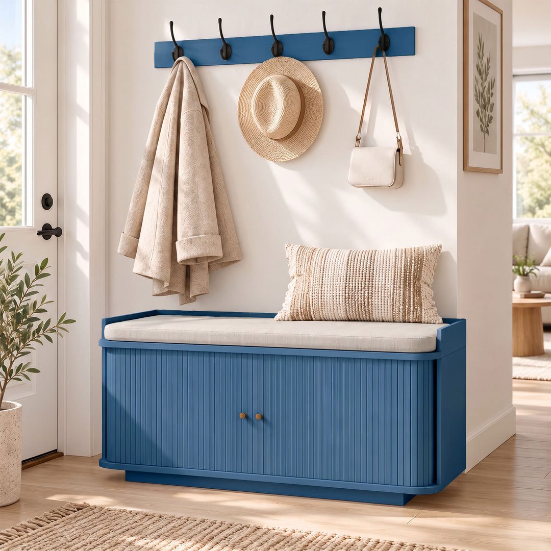 Hallway Storage Unit, Hallway Furniture Set with Shoe Storage Cabinet - view 2