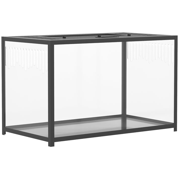 Hamster Cage, Chewproof Metal Rat Cage with Deep Base, Openable Top fo