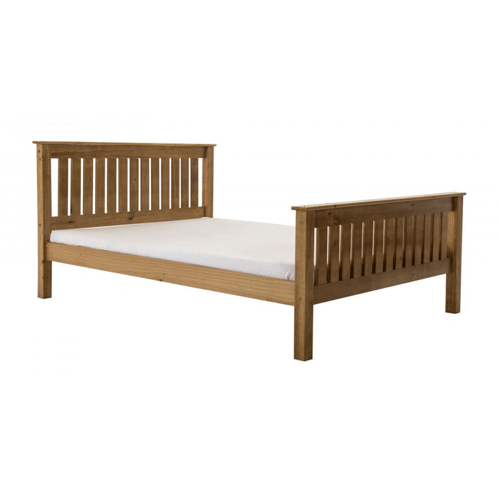 Manila HFE Pine Bed King Size Antique