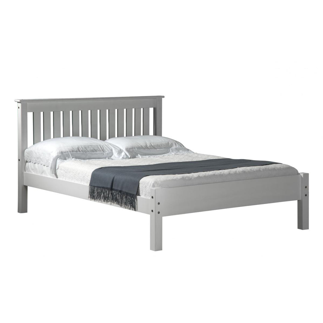 Manila LFE Pine Bed Double White