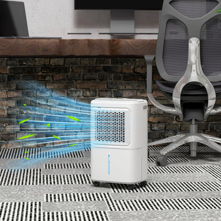 12L Dehumidifier, with Touch Panel LED Screen - White