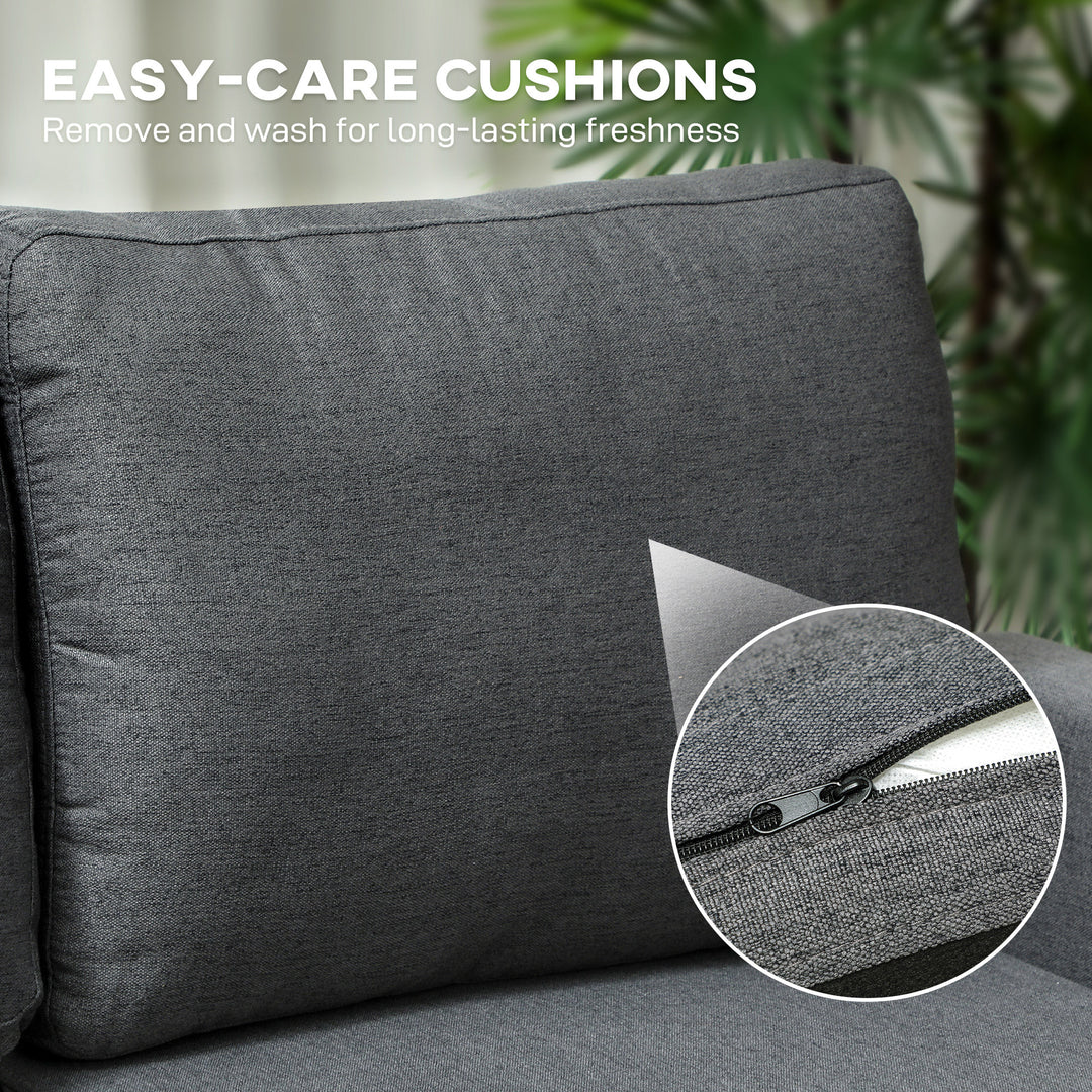 MCL Three-Seater Storage Sofa Bed -  Charcoal Grey