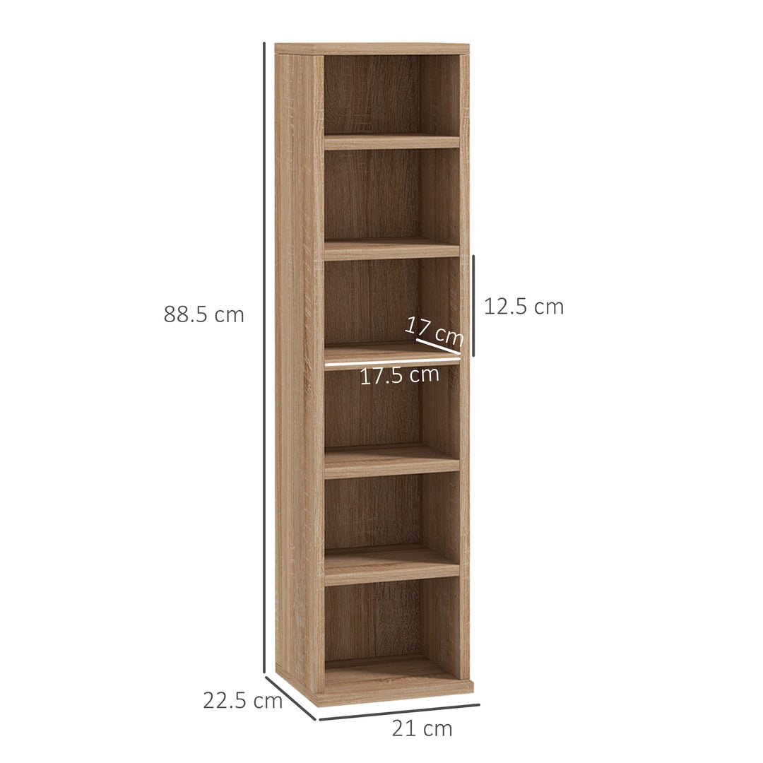 Set of Two 102 CD Storage Units - Wood-Effect