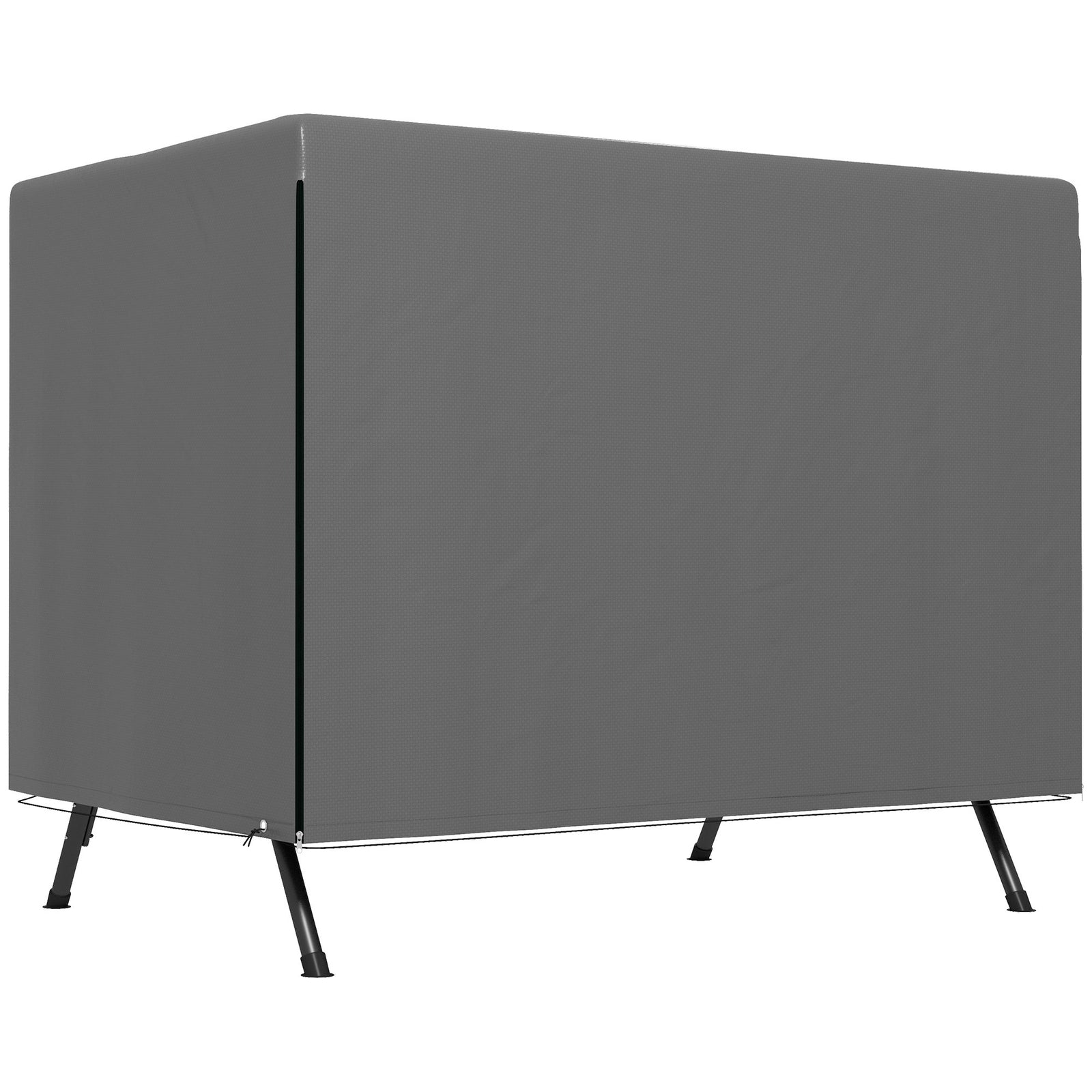 Patio 3 Seater Swing Chair Bench Cover Outdoor Garden Furniture Rain Protection Cover Protector Waterproof Anti-UV, 215L x 155W x 150Hcm, Dark Grey