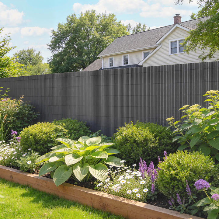 2Pcs Plastic Privacy Screening Fence, 1m x 5 m Waterproof Windbreak Fe