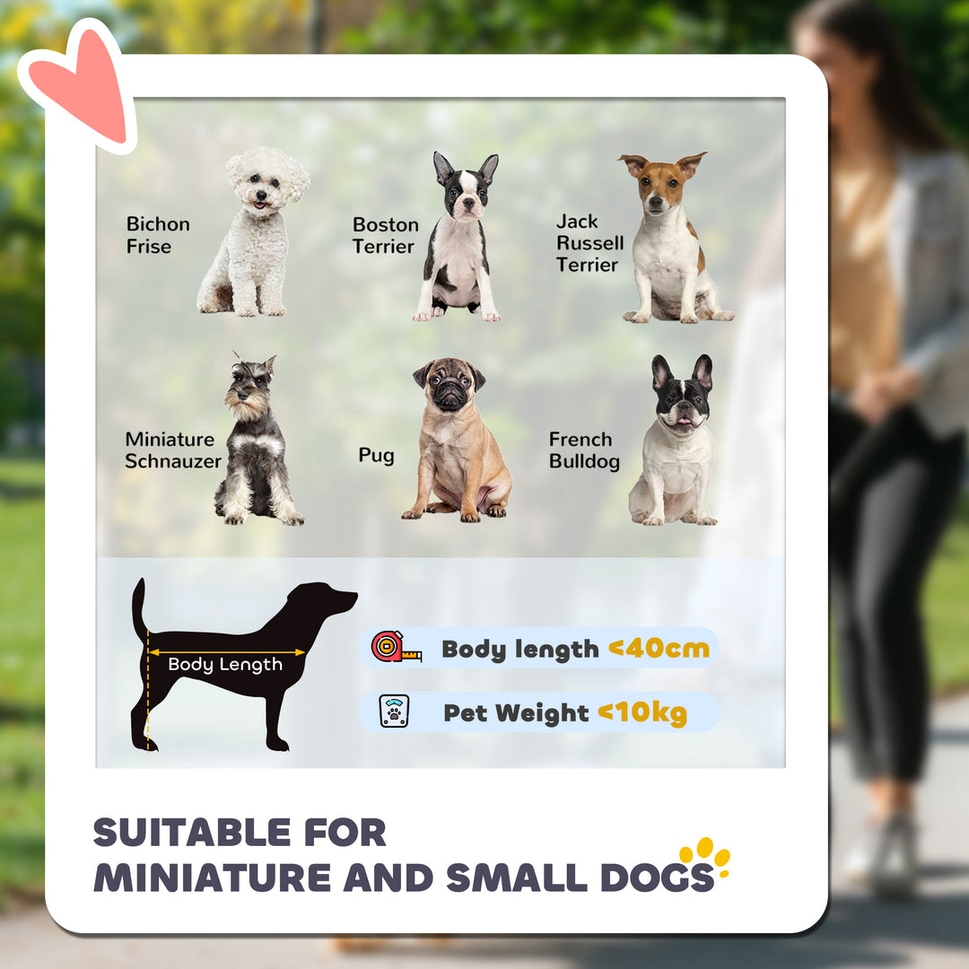 Foldable Dog Stroller, Pet Travel Crate, with Detachable Carrier, Soft Padding, for Mini, Small Dogs - Grey