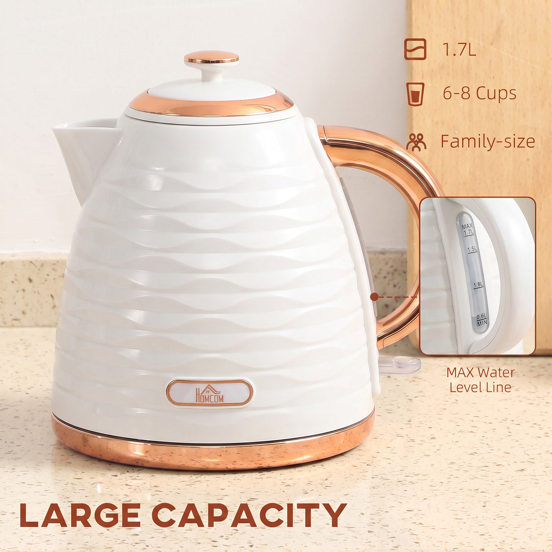 3kW Rapid Boil Honeycomb Kettle - Cream White