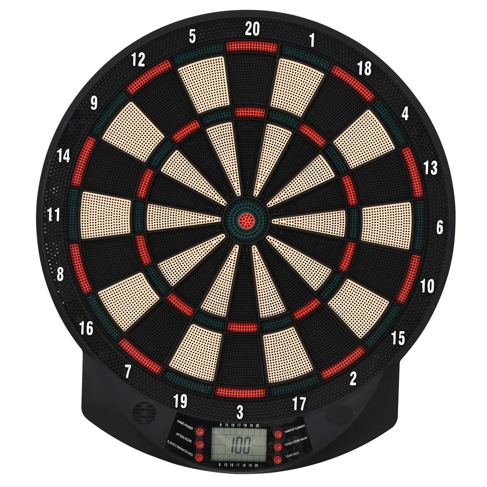 LCD Electronic Dartboard Set Features 26 Games w/ 185 Variations and Include 6 Darts Multi-Game Option Ready-to-Play