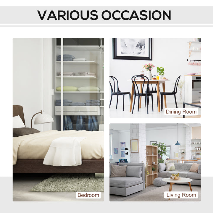 MCL Modern Side Cabinet Nightstand Home Organizer with 2 Storage Drawer Unit for Bedroom, Living Room