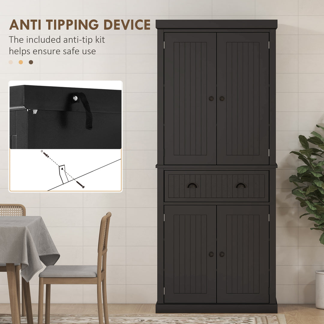 MCL Freestanding Multi-Storage Kitchen Cabinet - Black