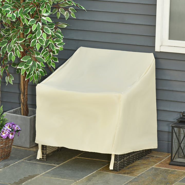 Outsunny Chair Shield: Waterproof 600D Oxford Outdoor Furniture Protector | Aosom UK