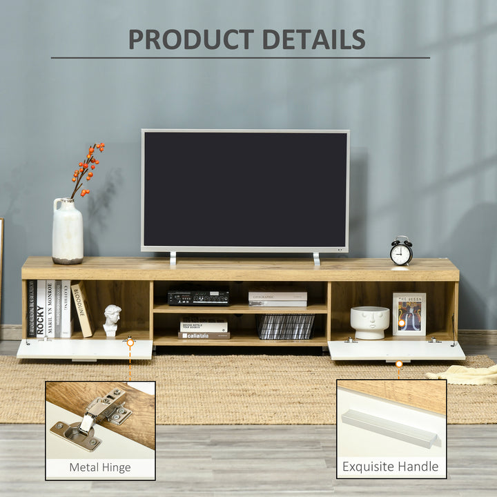 Modern TV unit Cabinet Entertainment Centre for TVs up to 90" w/ Cabinet Shelf for Living room Bedroom