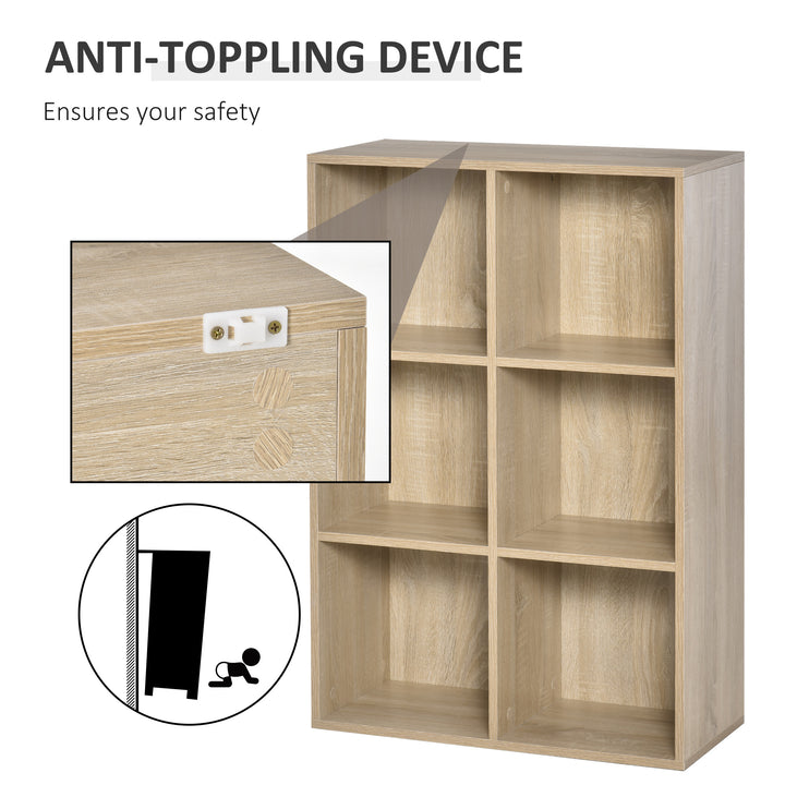 MCL Six-Cube Bookcase - Oak Wood Effect