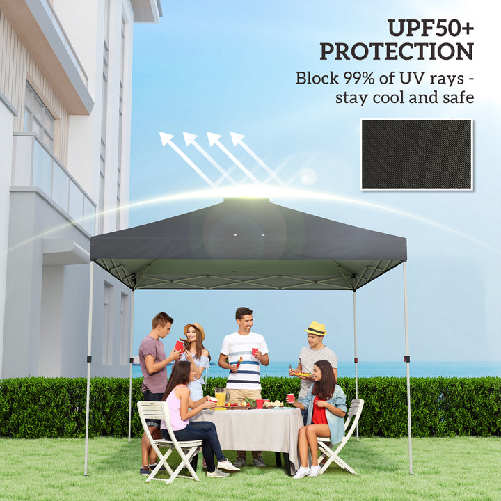 gazebo roof replacement UV50+ Waterproof Pop Up Canopy Cover with 8 Dr