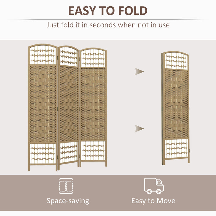 3 Panel Folding Room Divider, Privacy Screen, Paravent Partition Separ