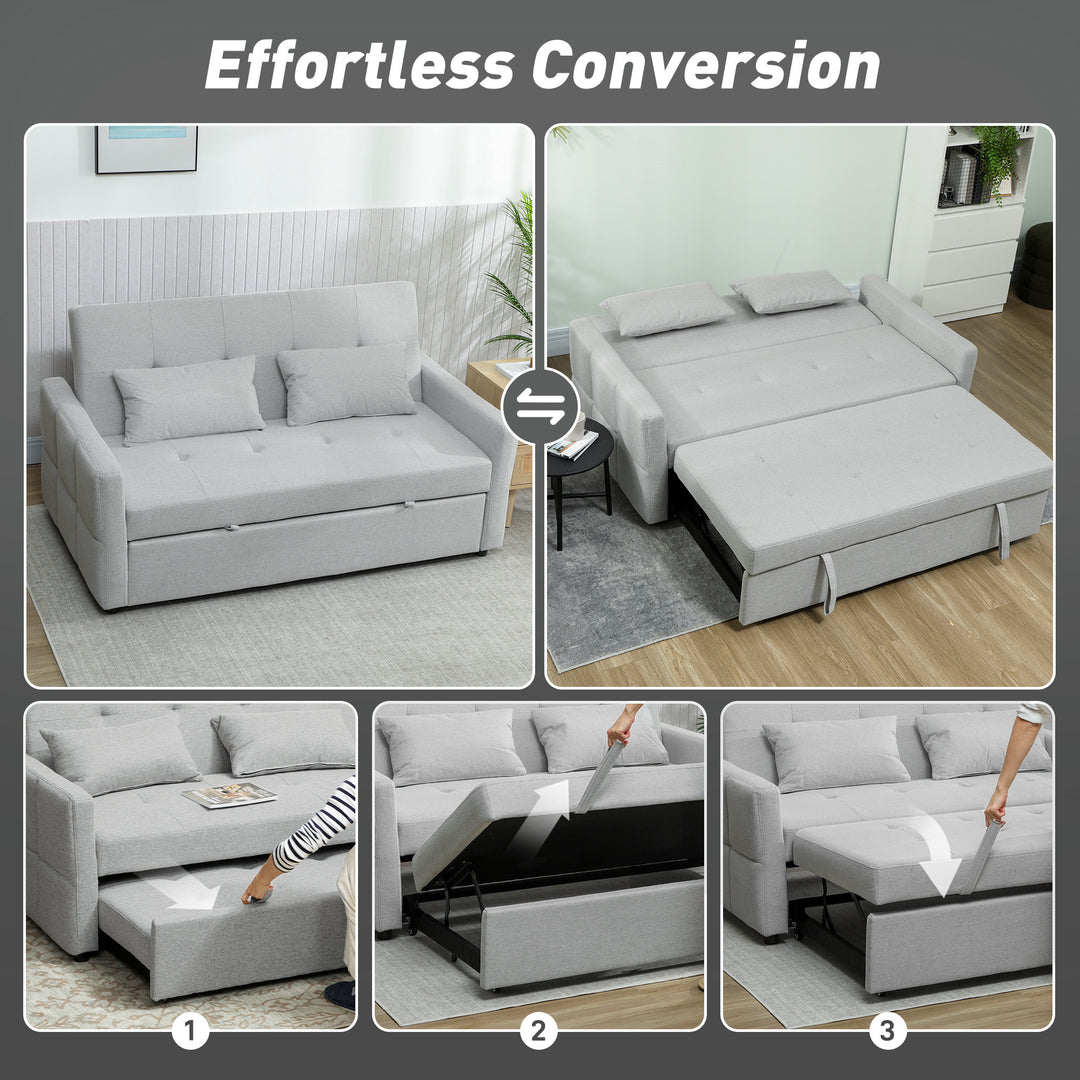Three-Way Two-Seater Sofa Bed