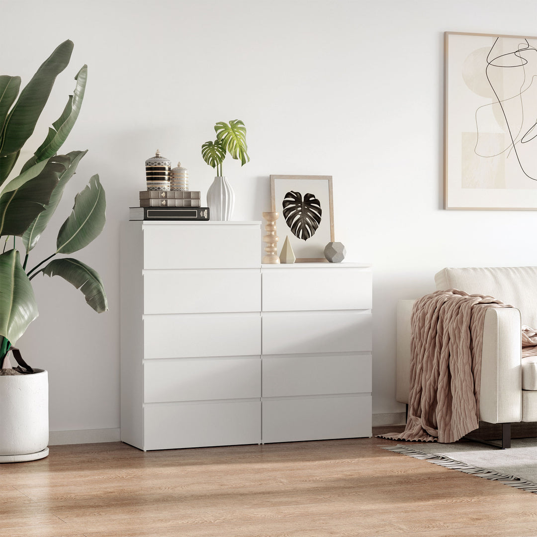 Chest of Drawers, 4-Drawer Storage Cabinets, Modern Dresser, Storage Drawer Unit for Bedroom