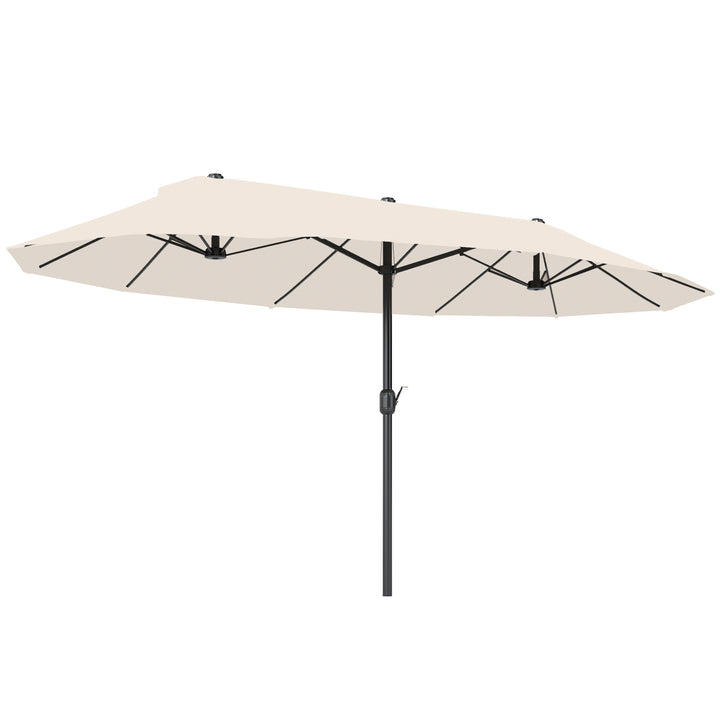 MCL 4.6m Double Garden Parasol - Beige