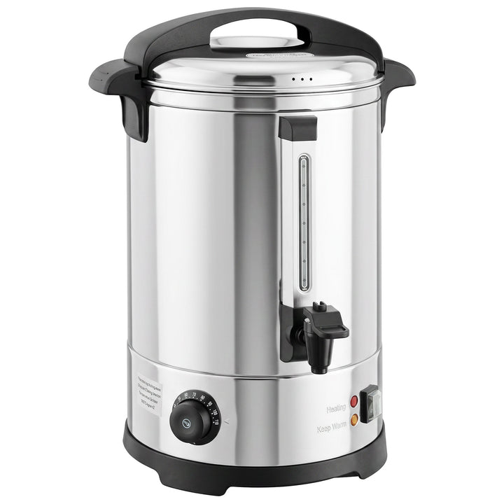 6.5L Catering Urn, 1500W Stainless Steel Hot Water Boiler Dispenser wi