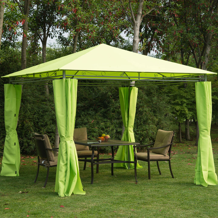 Outsunny 3m x3m Garden Metal Gazebo