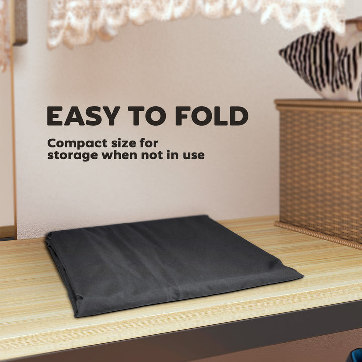720 L Waterproof Garden Cushion Storage Bag - Black
