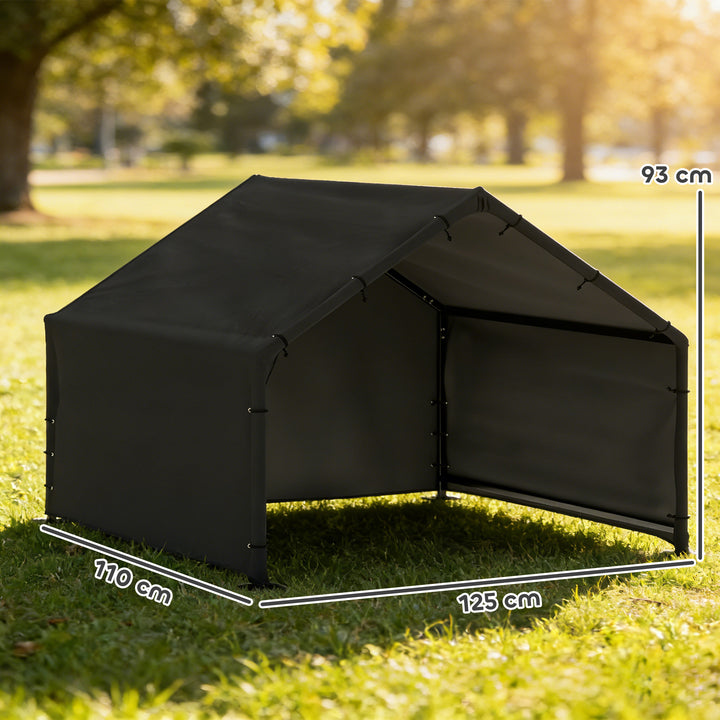 Dog Shade Shelter Outdoor, Dog House Outside with Canopy, Pet Tent for