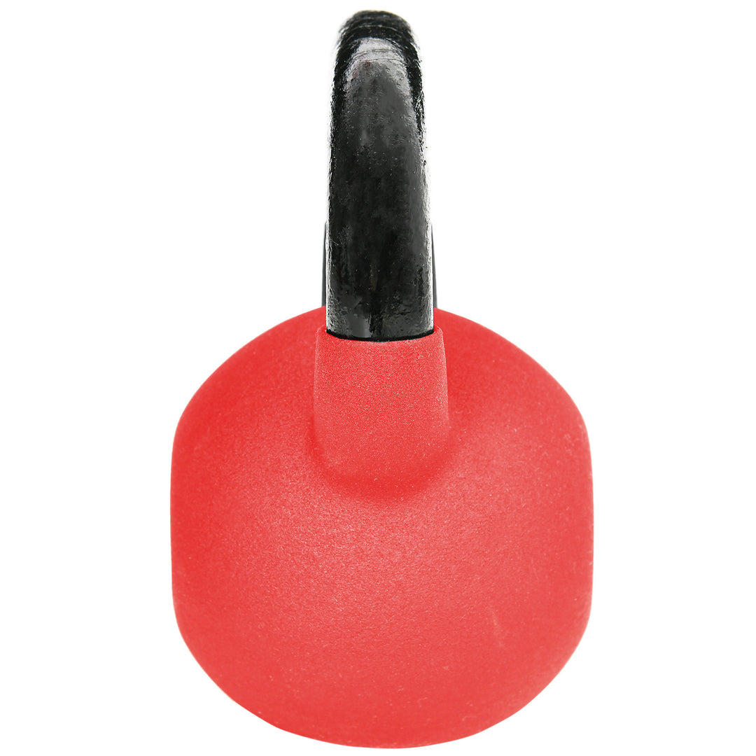 MCL Soft Kettlebell, 10kg Kettle Bell with Non-Slip Handle for Home Gym Weight Lifting and Strength Training, Red