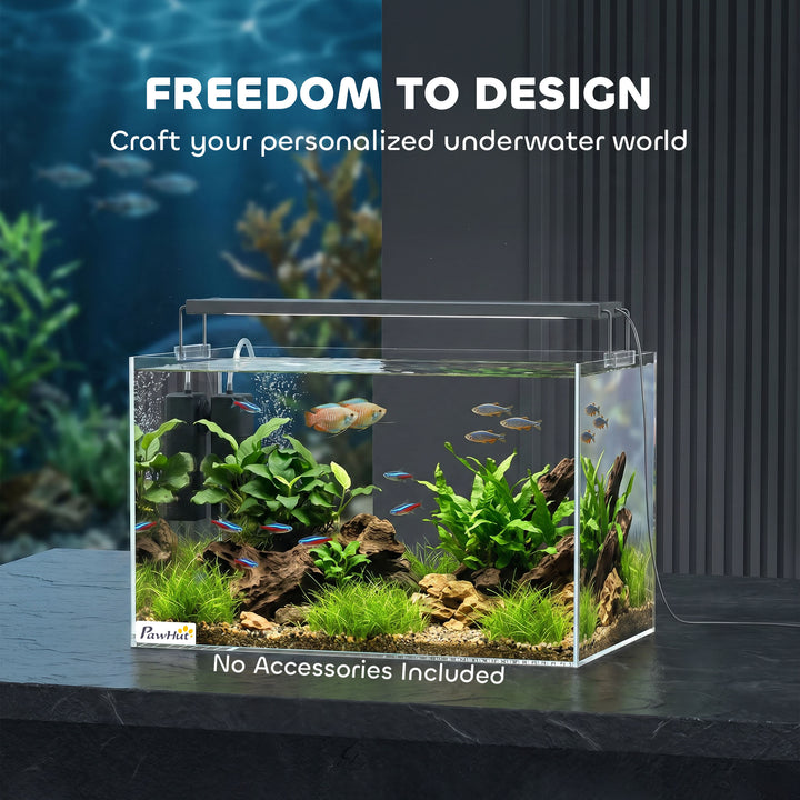 Fish Tank Bare Glass for DIY Glass Aquarium with Protective Base Mat 2
