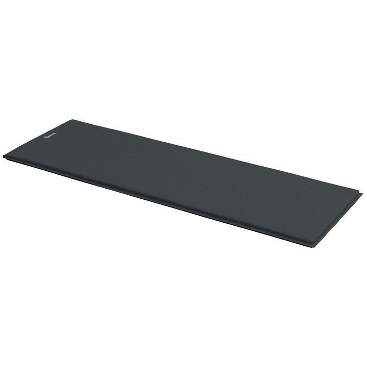 Single Inflatable Mattress, with Carry Bag - Grey