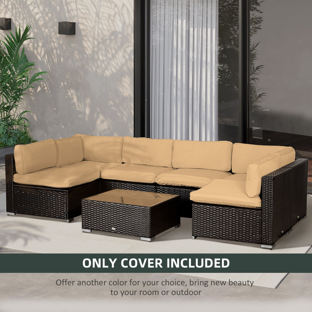 14 Pcs Outdoor Cushion Set - Beige