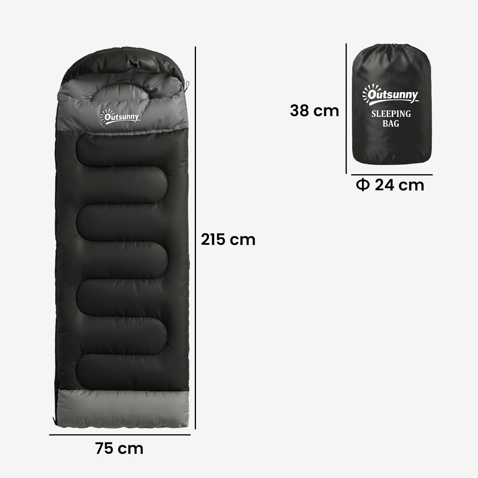 Sleeping Bag for Adults, Lightweight & Compact Sleeping Bag, 3 Seasons