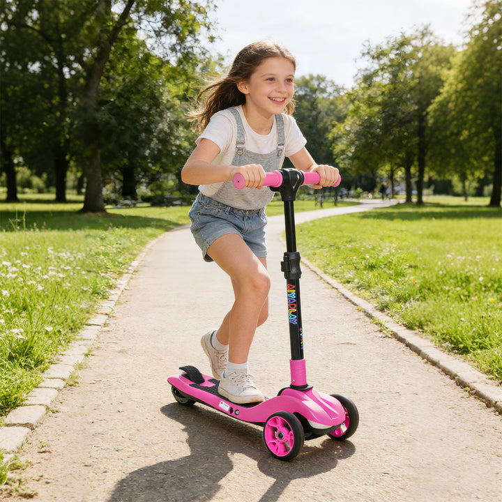 Three-Wheel Foldable Electric Scooter for Kids Aged 6-10 Years