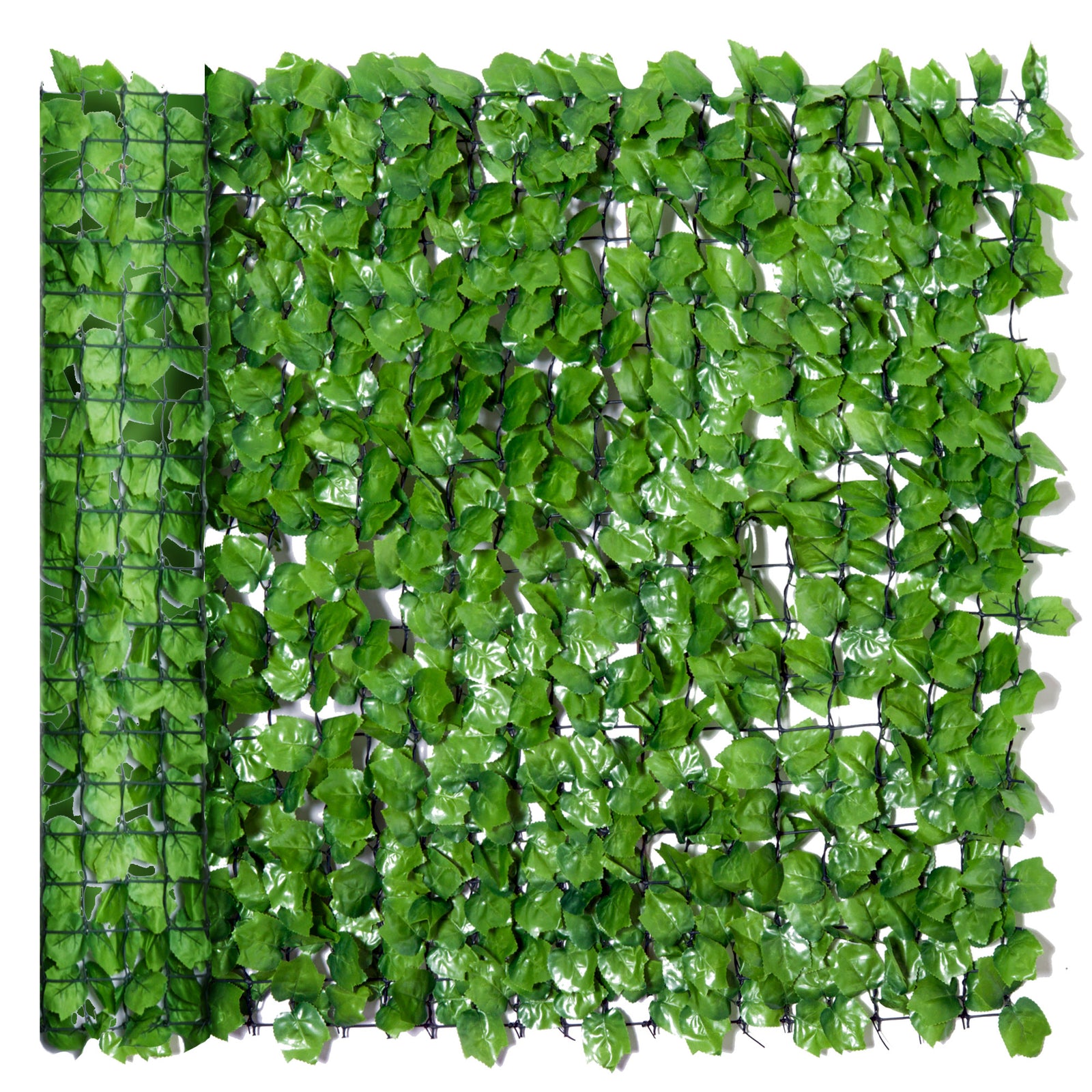 3 x 1m Artificial Leaf Wall - Green