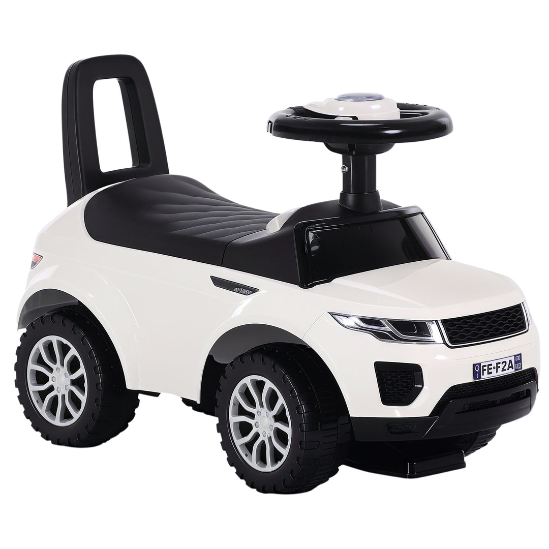 3-in-1 Ride On Car Foot To Floor Slider Toddler - White