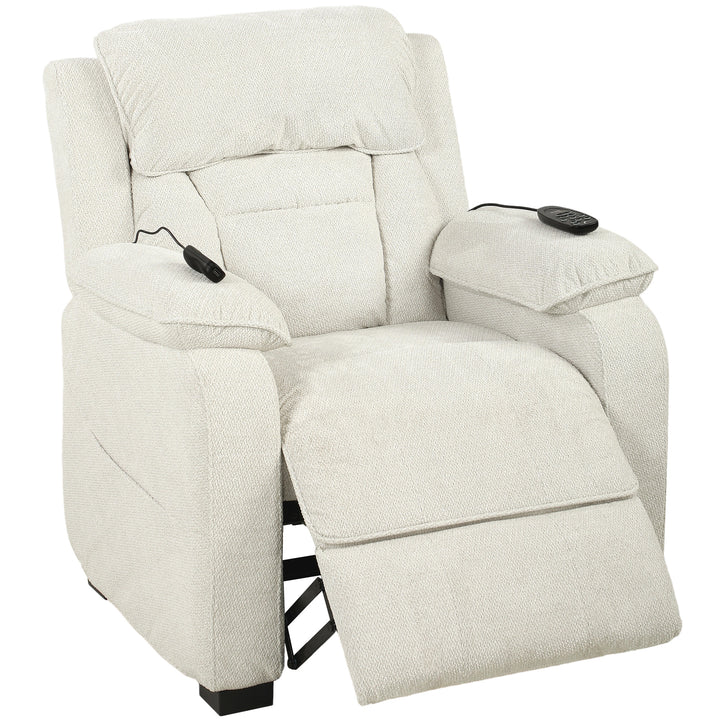 Power Recliner Armchair with Massage and Heat, Electric Reclining Chai