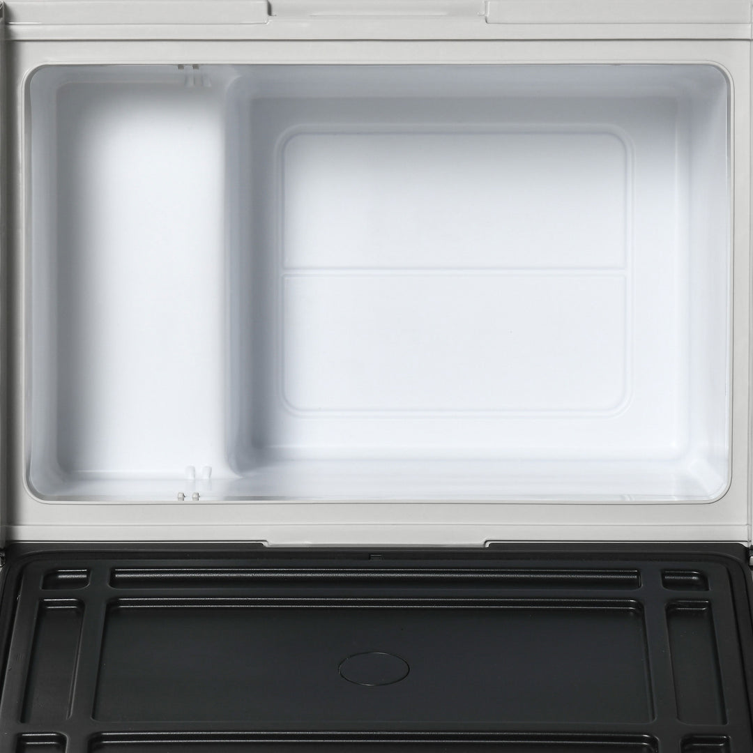 30L Portable Car Refrigerator - Grey and Black