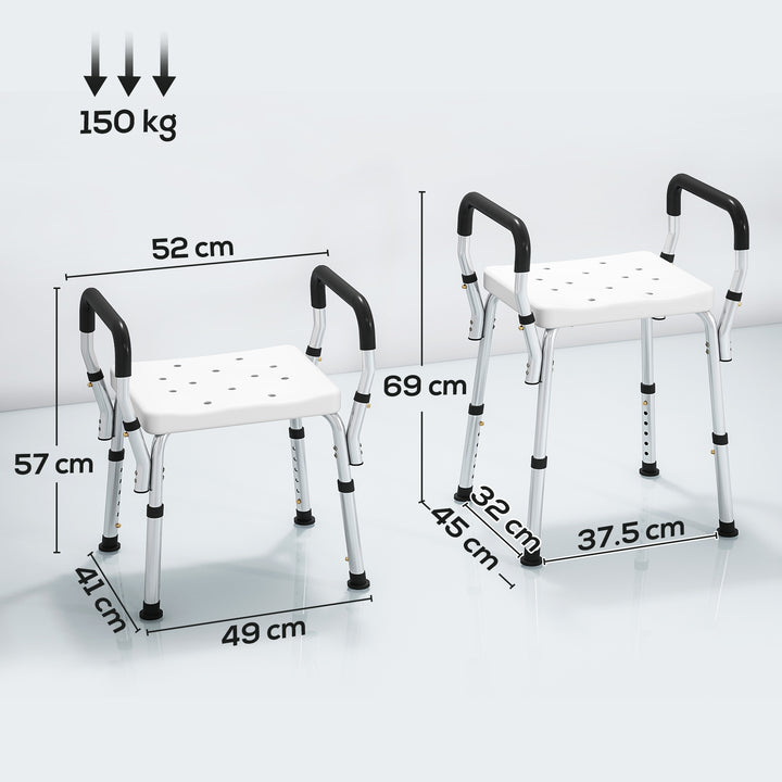 MCL 57-69cm Aluminium Frame Bath Seat