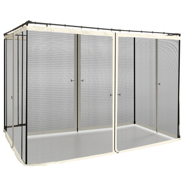 302 x 207cm Universal Replacement Mesh Sidewall Netting for Patio Gaze