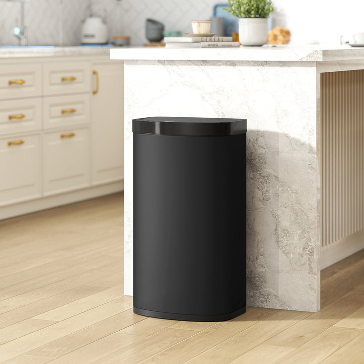 55L Sensor Bin with Soft-Close Lid, Automatic Touchless Motion Sensor 