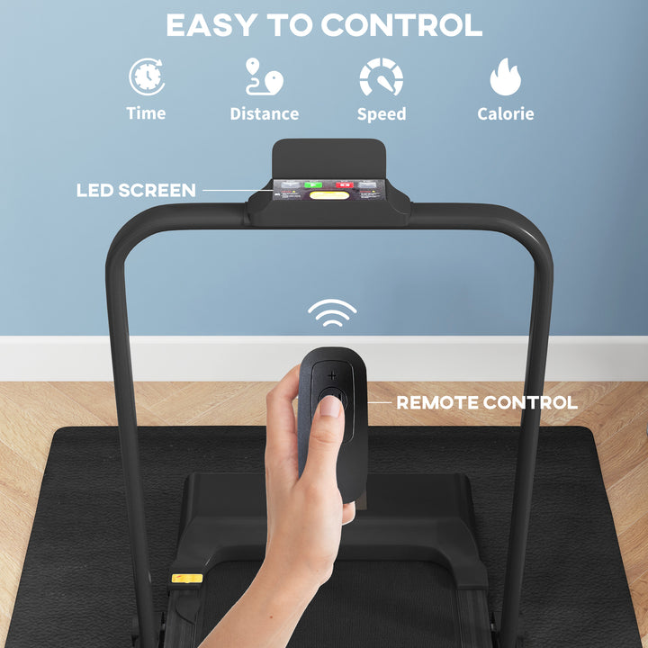 2.5HP Walking Pad Treadmill, Folding Under Desk Treadmill, Walking Machine, 1-10km/h, with Remote Control