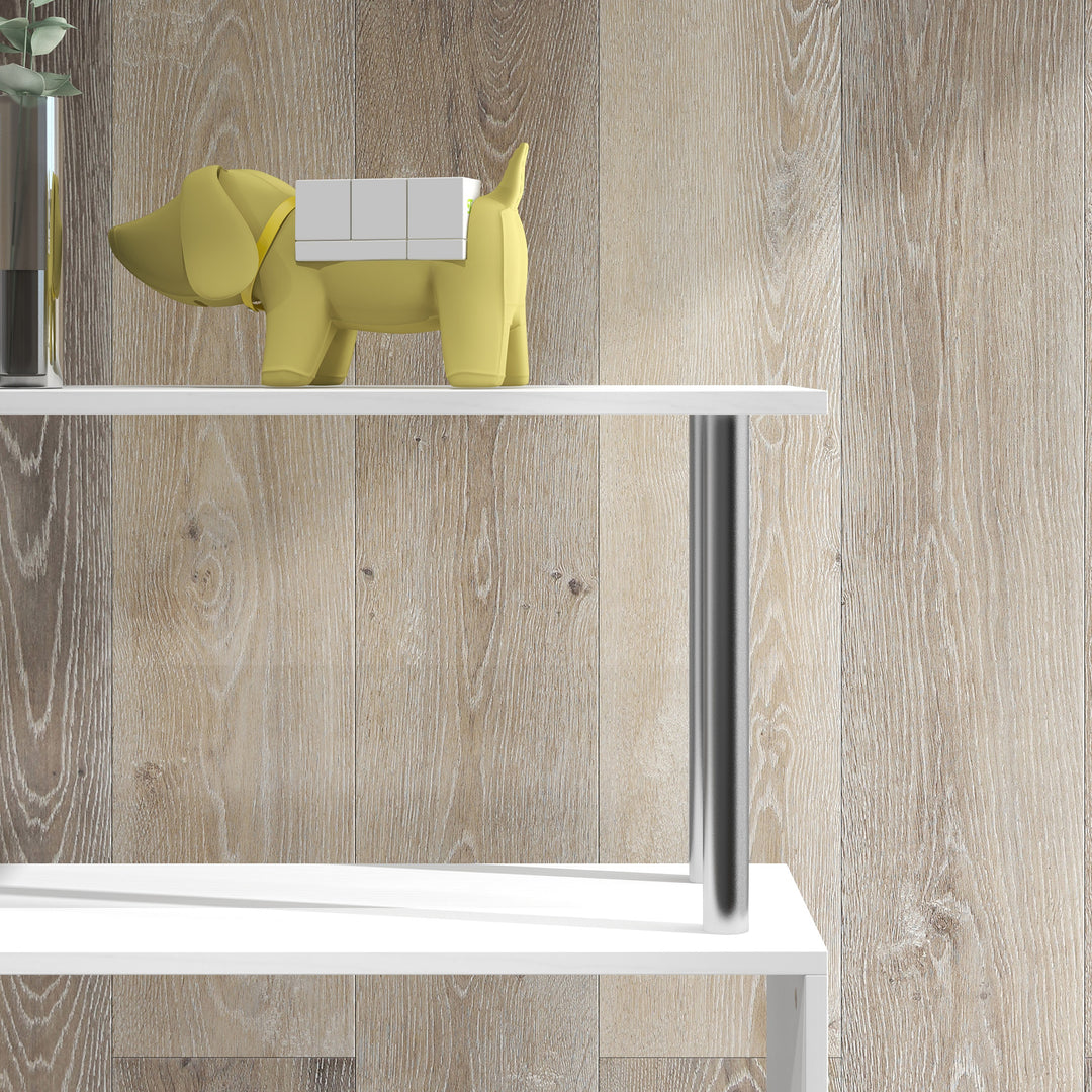 MCL S Shape Bookcase, 5 Tiers Bookshelf, Modern Freestanding Storage Shelf for Home Office, Study, Living Room, 80 x 30 x 145cm, White