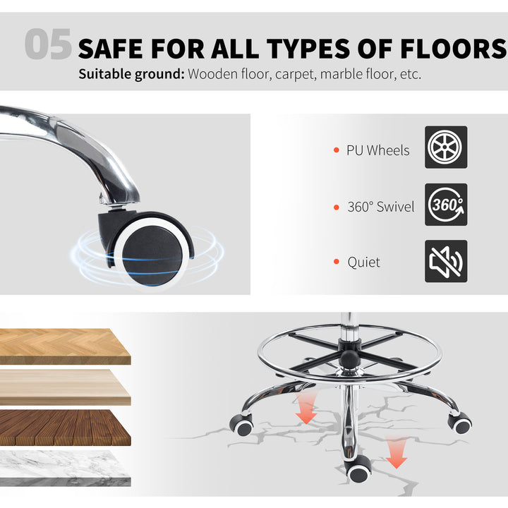 MCL Draughtsman Chair, with Adjustable Lumbar - Charcoal Grey