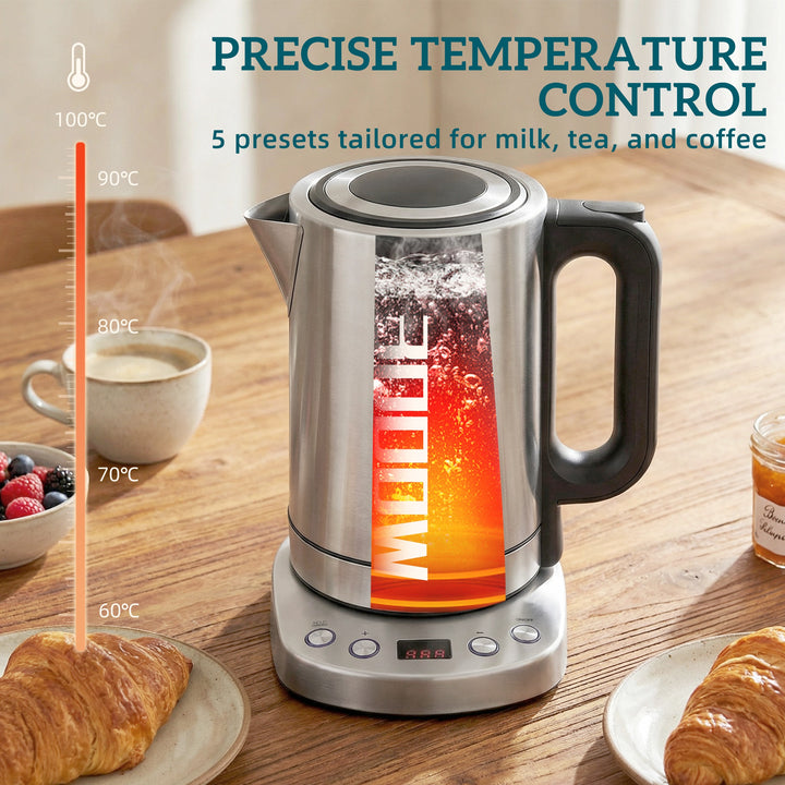 Electric Kettle, 1.7L, Fast Boil, 3kW Water Kettle with UK Strix Therm
