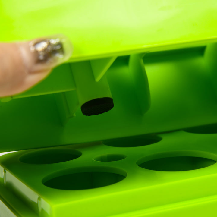 MCL Aerobic Step with 3-Level Adjustable Heights for Home, Office Exercise, Grey and Green