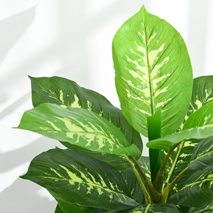 Artificial Evergreen Tree Fake Decorative Plant in Nursery Pot for Indoor Decor, 120cm