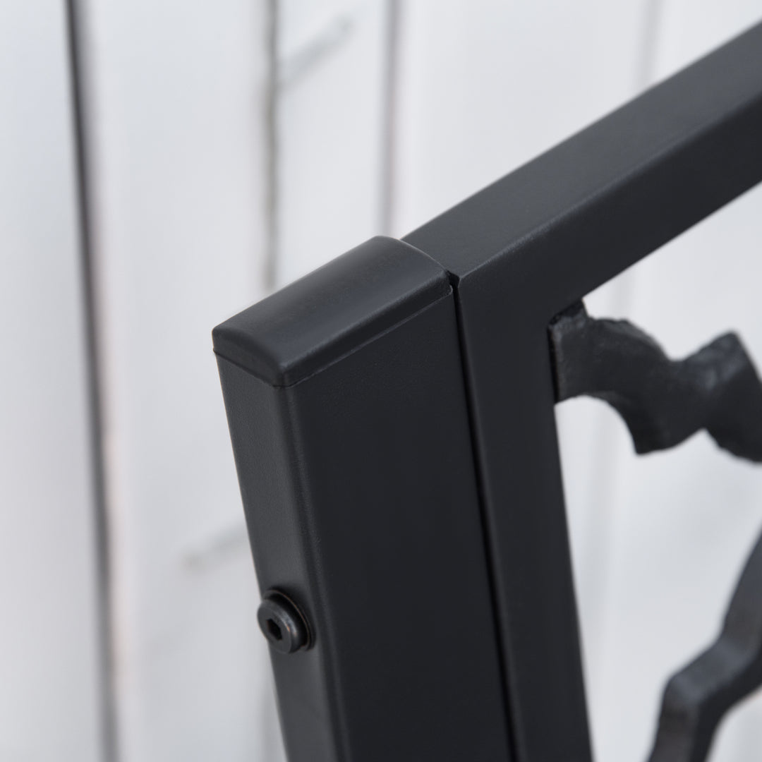 MCL 2-Seater Garden Bench Antique Loveseat for Yard, Lawn, Porch, Patio, Steel