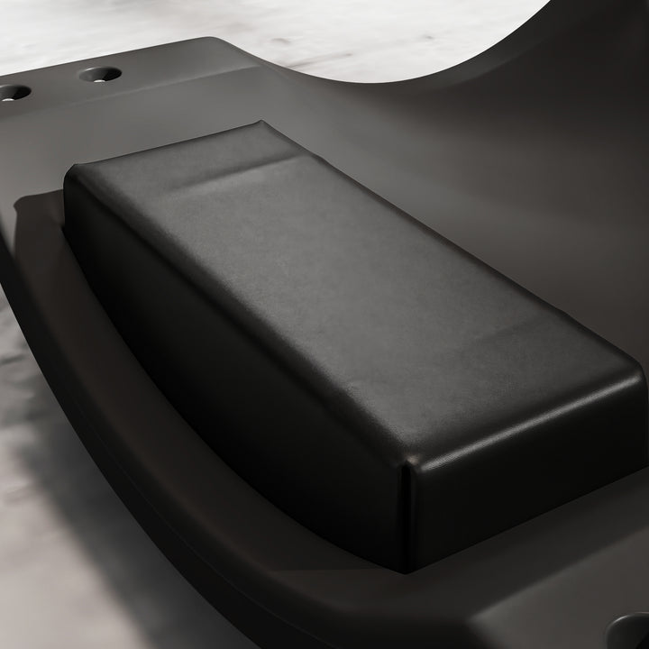 Mechanic Vehicle Creeper, Under-Car Rolling Crawler Board, with Headrest, Wheels, Black