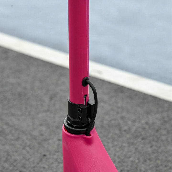 Electric Scooter, 120W Motor E-Scooter, Adjustable Height, Rear Brake for Ages 6+ Years - Pink