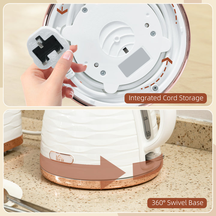 3kW Rapid Boil Honeycomb Kettle - Cream